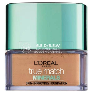 L'OREAL TRUE MATCH MINERALS FOUNDATION POWDER MAKEUP GOLDEN CARAMEL 6.5.D/6.5.W - Picture 1 of 1