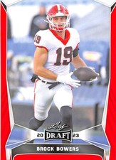 2023 Leaf Draft RED Football Trading Cards Pick From List Base - Auto H