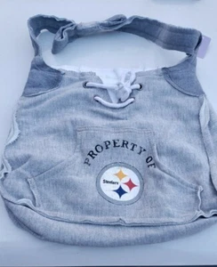 Pittsburgh Steelers women's over-the-shoulder hoodie sweatshirt duffle purse #5 - Picture 1 of 1