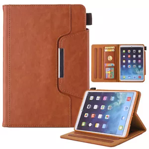 Smart Leather Cover Case For iPad 5/6/7/8/9/10th Gen Mini Air Pro 11 10.5" 12.9" - Picture 1 of 35