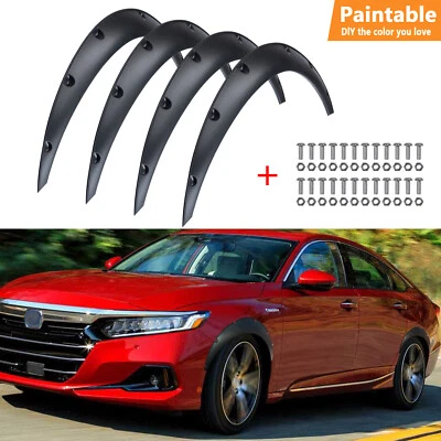 4x For Honda Accord Car Flexible Fender flares Wide Body kit Wheel Arches. Foto 1 de 4