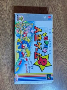 SUPER JINSEI GAME 2 boxed Nintendo Super Famicom LIFE GAME - Picture 1 of 3