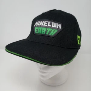 Minecon Earth Jinx Minecraft 2010 Mojang Creeper Boys Adjustable Snap Hat Cap - Picture 1 of 12