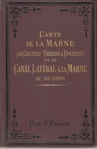 Carte De La Marne Et Du Canal Lateral A La Marne : A.Simon - Imagen 1 de 1