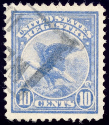 US F1 10c 1911 Registry Eagle handstamp cancel PSAG grade 95 - Image 1 of 3