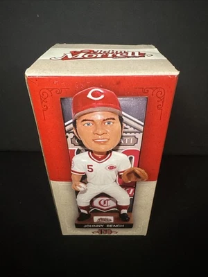 Johnny Bench Bobblehead 2019 Cincinnati Reds SGA, 150th Anniversary Edition - Image 1 of 4