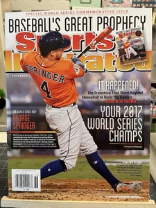 Revista conmemorativa Sports Illustrated 2017 campeón de la Serie Mundial de los Astros de Houston - Imagen 1 de 2