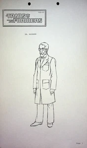 The Transformers 1984 G1 Production Series Model Cel Layout Sunbow Productions - Bild 1 von 2