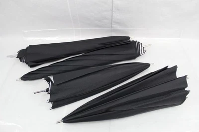 Set of 4 Bowens Reflective Studio Umbrellas Photography Lighting Silver & Black - Image 1 of 4