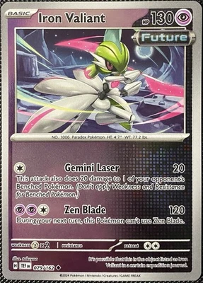 Iron Valiant 079/162 SV05: Temporal Forces Reverse Holo - Pokémon Card - Image 1 of 2
