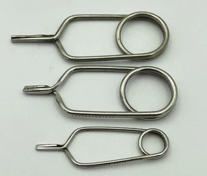 Hackle Pliers for Fly Tying English style Long nose 3 Sizes - Picture 1 of 1