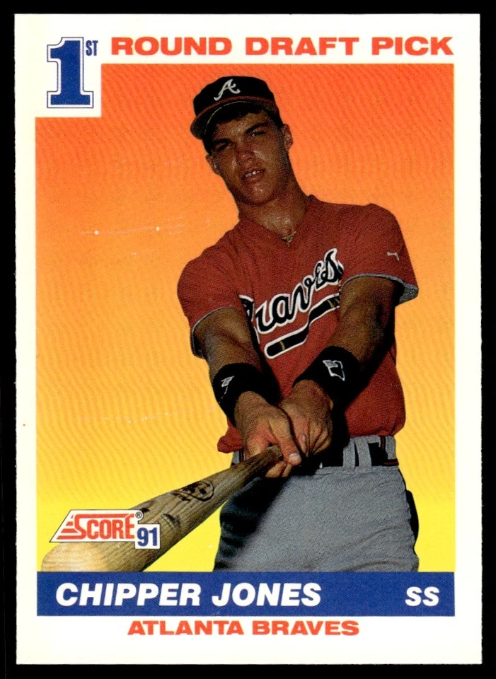 1991 Score Chipper Jones Rookie Atlanta Braves #671 - Image 1 of 2