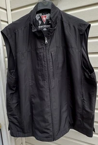SCOTTeVEST Travel Tech Vest Black Multi Pocket Full Zip Men’s XXXL 3XL - Picture 1 of 24