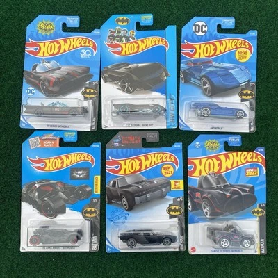 Hot Wheels~MIX~BATMAN~ BATMOBILE ~Lot Of 6~VARIANT - Image 1 of 4