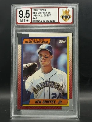 1990 Topps Ken Griffey Jr. 1989 дебют MLB NO46 Seattle Mariners HOF - Изображение 1 из 2
