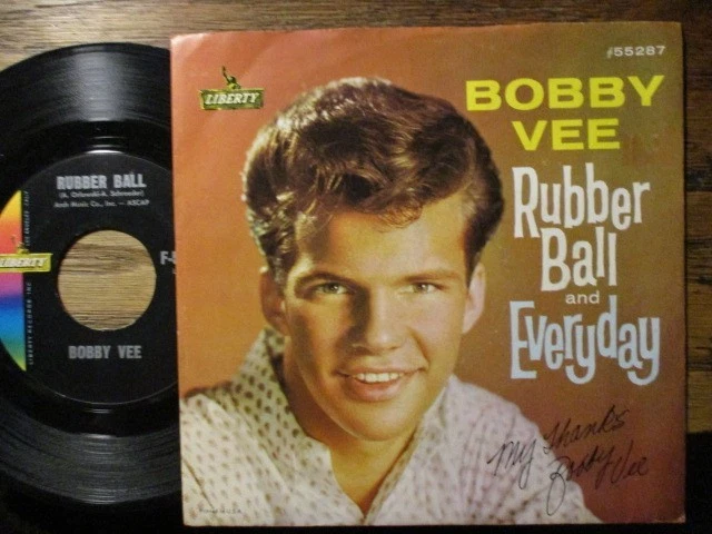 BOBBY VEE "RUBBER BALL" 45 PS Foto 1 de 1