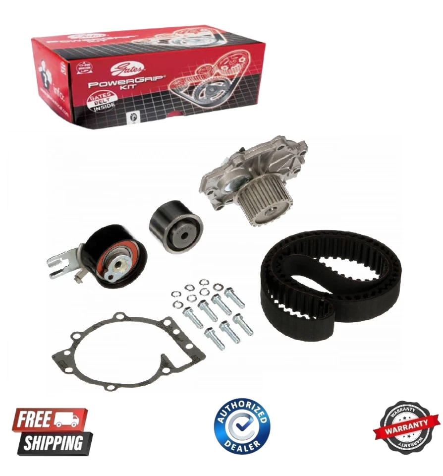 Gates TCKWP319 Timing Belt Kit with Water Pump Kit for Volvo S80 XC90 2.9L New - Image 1 of 1
