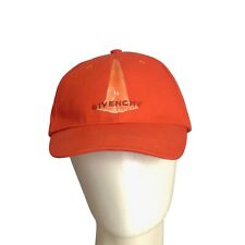 GIVENCHY- NWT Traffic Cone Orange Curved Cap