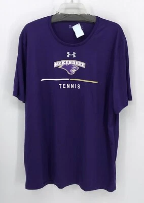 Under Armour Mckendree Tennis Preowned Mens Purple T-shirt Size XL NWT - Image 1 of 4