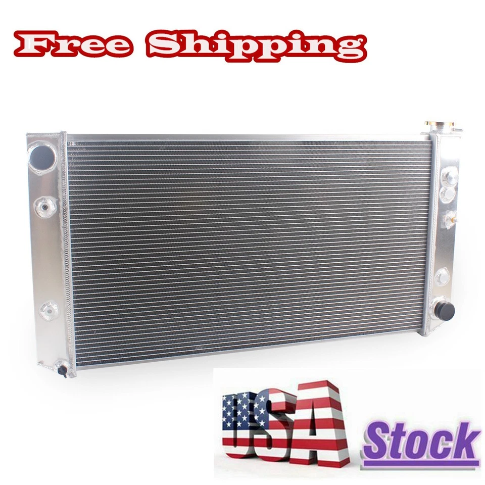 3Row Aluminum  Radiator For 1987-1990 1991 Chevrolet Blazer G20 G30 P30 6.2L V8 Foto 1 de 4