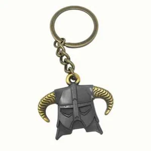 OFFICIAL THE ELDER SCROLLS V SKYRIM IRON HELM LTD ED KEYCHAIN KEYRING BRAND NEW - Picture 1 of 1