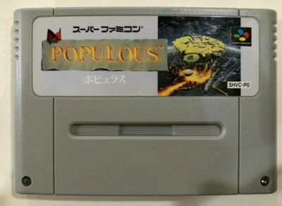 Populous  SNES Nintendo Super Famicom SFC From Japan - Image 1 of 4