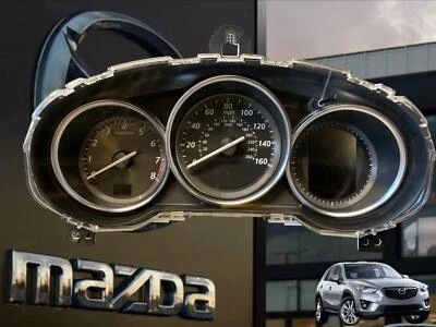 Velocímetro de clúster Mazda CX5 AT MPH 2014 2015 KR2855471A a través de C Foto 1 de 4