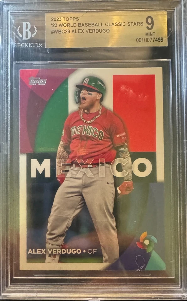 Alex Verdugo 2023 Topps World Baseball Classic #WBC-29 BGS 9 MNT - Image 1 of 1