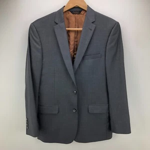 Joseph Jos A Bank Herren Wolle Sport Mantel 41R Grau Zwei-Knopf Blazer Slim Fit - Bild 1 von 11
