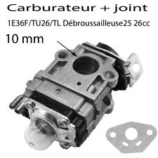 Carburateur + joint 10mm  1E34F/1E36F/TU26/TL26 debroussailleuse 25cc 26cc SR