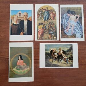 Masterpiece Art Auction Game Vintage 1976 Replacement Paintings Cards