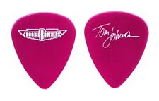 Doobie Brothers Tom Johnston Signature Maroon Guitar Pick - 1990s Tours