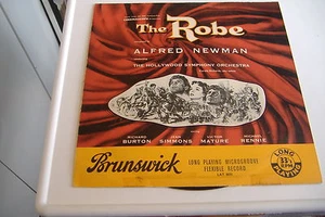 THE ROBE~MUSIC FROM THE MOTION PICTURE~BURTON /SIMMONS / MATURE~BRUNSWICK ALBUM~ - Picture 1 of 6