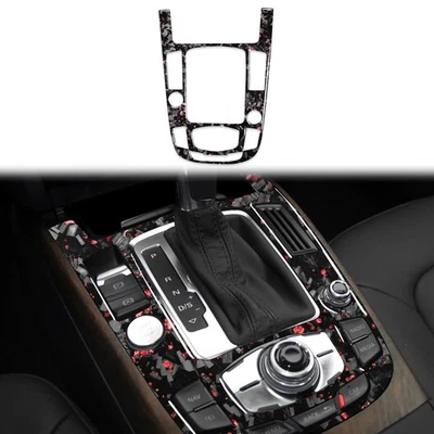 Sale Carbon Fiber Gear Shift Lever Panel Trim for Audi A4 B8 S4 RS4 2013-2016 - Image 1 of 4