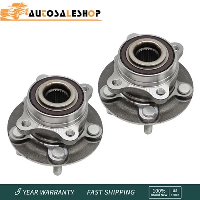 2pc Front Rear Wheel Hub Bearing For Ford 13-20 Fusion 13-16 For Lincoln MKZ Foto 1 de 4