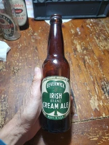 Beverwyck Irish Brand Cream Ale  12oz IRTP Beer Bottle EMPTY Bottle  - Picture 1 of 6