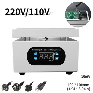 220/110V 10*10cm Digitale Kochplatte Vorheizstation für Leiterplatte BGA Heizung Arbeiten - Bild 1 von 14
