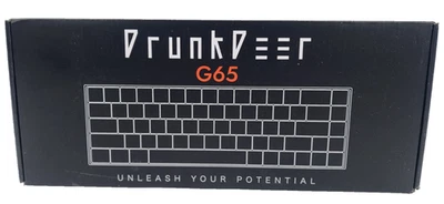 DrunkDeer G65 Magnetic Mechanical Keyboard RGB65% Rapid Trigger Gaming WHITE NIB - Image 1 of 4