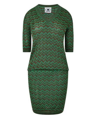 MISSONI DROPPED WAIST MIDI DRESS Size Small GENUINE RRP £280 #T5 - Image 1 of 4