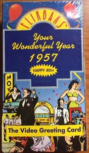 Flikbaks Your Wonderful Year 1957 New Sealed VHS Tape - Picture 1 of 1