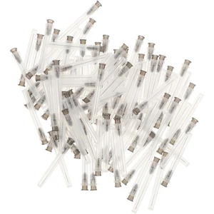 100Pcs Dispensing Needles with Protective Covers for Lab Experiments - Picture 1 of 12