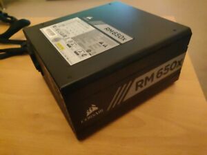 Corsair RM650X Modular Power Supply - Black, all cables included, VGC.