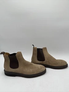 Brunello Cucinelli 20mm Chunky Suede Boots Beige Size 42.5 - Picture 1 of 11