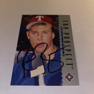 Reid Ryan Texas Rangers Signed Upper Deck Card W/Our COA