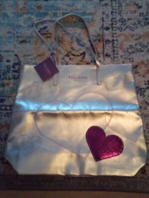 Vera Wang Ladies Shoulder Bag Bnwt Silver 2handals - Image 1 of 4