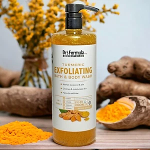 DRS FORMULA KURKUMA GINSENG Peeling Bad & Duschgel AloeVera/Vitamin 4 in 1 - Bild 1 von 7