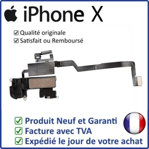 MODULE ÉCOUTEUR INTERNE HAUT PARLEUR OREILLE EARPIECE POUR IPHONE X - Photo 1 sur 3