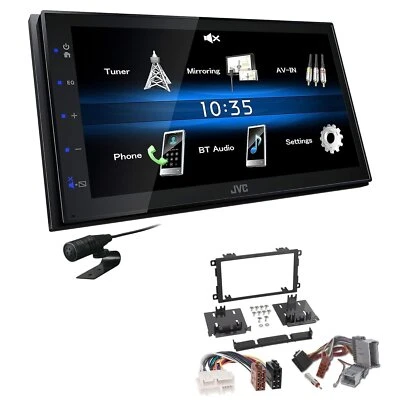 JVC Autoradio Touchscreen Bluetooth USB für Pontiac Grand AM 2000-2004 schwarz - Bild 1 von 4