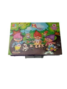 Treasure Trolls 1992 Milton Bradley 60 Jumbo Piece Jigsaw Puzzle , Complete  - Picture 1 of 12