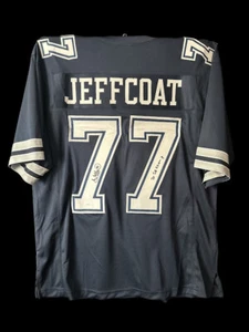Cowboys Jim Jeffcoat Signed Custom Jersey Inscribed "2x SB Champ" (JSA) - Picture 1 of 7